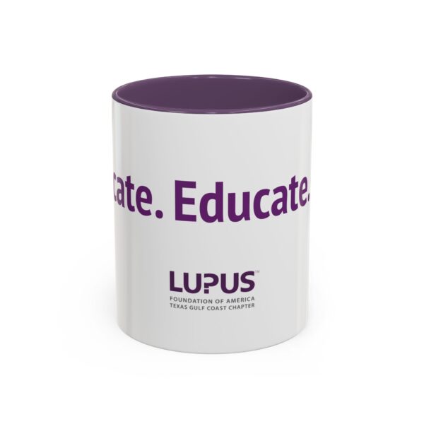 Advocate. Educate. Cure. Coffee Mug (11, 15oz)