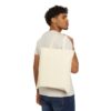 Advocate. Educate. Cure. Cotton Canvas Tote Bag - Image 4